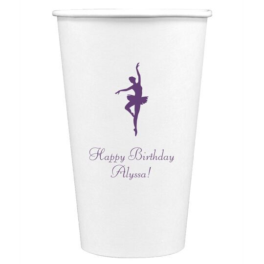 Prima Ballerina Paper Coffee Cups
